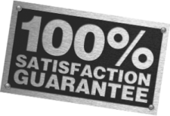 100% satisfaction guarantee